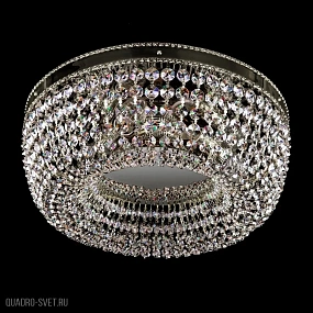 Хрустальная потолочная люстра ArtGlass SOFIA DIA 350 NICKEL CE