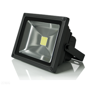 Прожектор Gauss светодиодный 20W COB IP65 6500К черный