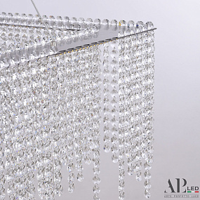 Большая хрустальная светодиодная люстра APL LED Sicilia SH04.86.B.Ni.4000