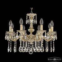 Подвесная хрустальная люстра Bohemia Ivele Crystal Verona 72102/8/175 A GW