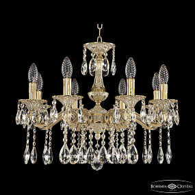 Подвесная хрустальная люстра Bohemia Ivele Crystal Verona 72102/8/175 A GW