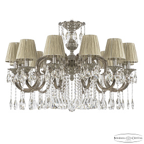 Подвесная хрустальная люстра Bohemia Ivele Crystal Verona 72203/12/300 A Ni ST10