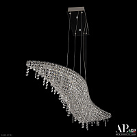 Хрустальная подвесная светодиодная люстра APL LED Sicilia SH507.0.80.B.Ni.4000