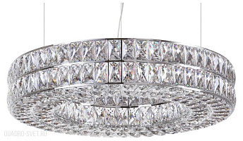 Подвесная светодиодная хрустальная люстра Odeon Light PANTA 4927/52L