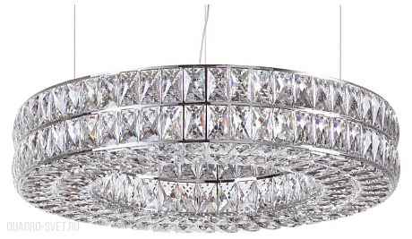Подвесная светодиодная хрустальная люстра Odeon Light PANTA 4927/52L