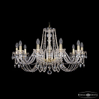 Хрустальная подвесная люстра Bohemia IVELE Crystal 1402/10/300/G