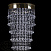 Люстра большая ARTGLASS JACQUELINE 400x1800 NICKEL CE