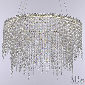 Хрустальная подвесная светодиодная люстра APL LED Sicilia SH02.55.D.Ni.4000
