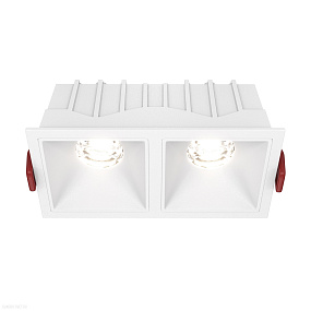 Встраиваемый светодиодный светильник Maytoni Alfa LED DL043-02-10W4K-SQ-W