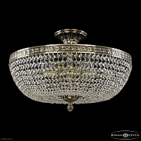 Хрустальная потолочная люстра Bohemia IVELE Crystal 19051/45IV GB C1