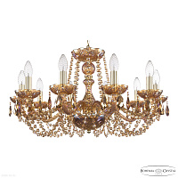Хрустальная подвесная люстра Bohemia IVELE Crystal 119/10/240 G M777
