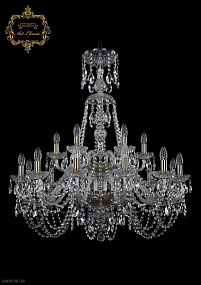 Большая хрустальная люстра Bohemia Art Classic 11.11.12+6.300.2d.XL-94.Br.Sp