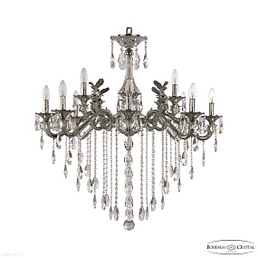 Подвесная хрустальная люстра Bohemia Ivele Crystal Florence 71119/12+4/285 B NW FE1S