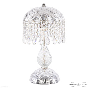 Хрустальная настольная лампа Bohemia IVELE Crystal 14781L1/22 Ni