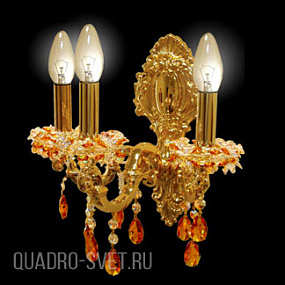 Бра (crystal AB, Topaz, lt topaz) Donolux Divo A3.130/1AB/7/10