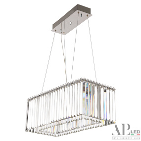 Хрустальная подвесная светодиодная люстра APL LED Sicilia SH11.57.A.Ni.4000