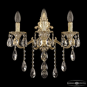 Бра с хрусталем Bohemia Ivele Crystal Verona 7202B14/3/175 B GW