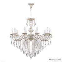 Большая хрустальная люстра Bohemia IVELE Crystal AL78101/10/300 B WMG