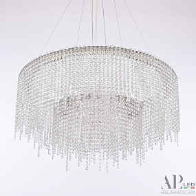 Хрустальная подвесная светодиодная люстра APL LED Sicilia SH02.73.2D.B.Ni.4000