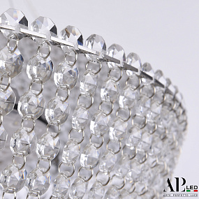 Хрустальная подвесная светодиодная люстра APL LED Sicilia SH501.0.50.A.LED -DIM.Ni