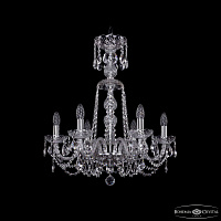 Хрустальная подвесная люстра Bohemia IVELE Crystal 1402/6/195/XL-64 Ni