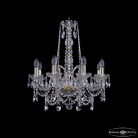Хрустальная подвесная люстра Bohemia IVELE Crystal 1411/8/195/h-65 G