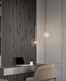 Подвесной светильник Delight Collection Bolle Sola 9217P/D200 gold