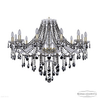 Большая хрустальная люстра Bohemia IVELE Crystal 1415/12/360 G R781