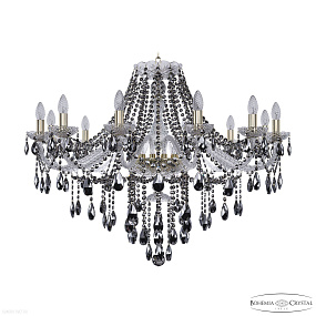Большая хрустальная люстра Bohemia IVELE Crystal 1415/12/360 G R781