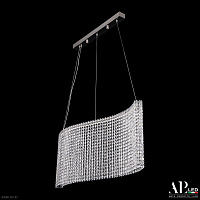 Большая хрустальная светодиодная люстра APL LED Sicilia SH07.80.A.Ni.4000
