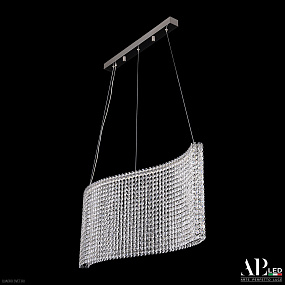 Большая хрустальная светодиодная люстра APL LED Sicilia SH07.80.A.Ni.4000