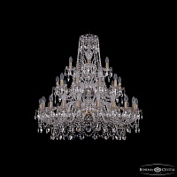 Большая хрустальная люстра Bohemia IVELE Crystal 1411/20+10+5/360/3d Pa