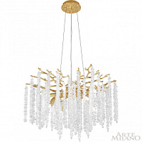 Подвесная хрустальная люстра Arte Milano 239801/D600/8/A Gd