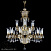 Люстра большая ARTGLASS Chandelier CROWN Brass Antique