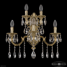 Бра с хрусталем Bohemia Ivele Crystal Verona 7201B16/3+2/210 A G