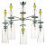 Потолочная люстра Odeon Light BIZET 4893/5C