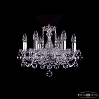 Хрустальная подвесная люстра Bohemia IVELE Crystal 1402/6/141/Ni/Balls