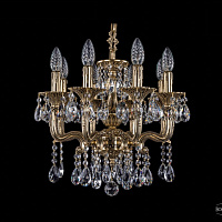 Литая подвесная люстра с хрусталем Bohemia IVELE Crystal 1704/8/110/A/GB