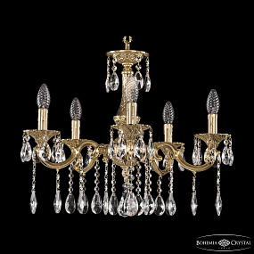 Подвесная хрустальная люстра Bohemia Ivele Crystal Verona 72101/5/175 A G