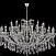 Большая хрустальная люстра Crystal Lux HOLLYWOOD SP20+10 CHROME