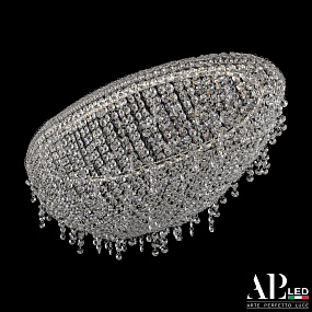 Хрустальная потолочная светодиодная люстра APL LED Rimini S508.0.50.B.3000