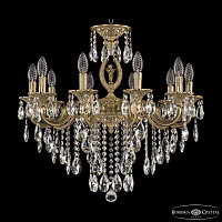 Подвесная хрустальная люстра Bohemia Ivele Crystal Verona 72401/10/210 B FP FA10S