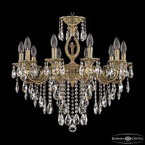 Подвесная хрустальная люстра Bohemia Ivele Crystal Verona 72401/10/210 B FP FA10S