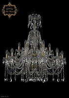 Большая хрустальная люстра Bohemia Art Classic 11.12.12+6.300.2d.XL-94.Br.Sp