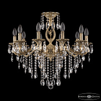 Подвесная хрустальная люстра Bohemia Ivele Crystal Verona 72402/10/210 B FP FA5S