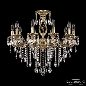 Подвесная хрустальная люстра Bohemia Ivele Crystal Verona 72402/10/210 B FP FA5S