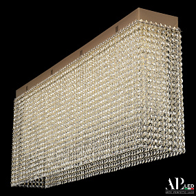 Большая хрустальная люстра APL LED Sicilia SH512.2.100.A.Gd.E14