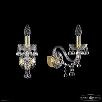 Бра с хрусталем Bohemia IVELE Crystal 1409B/1/160 G