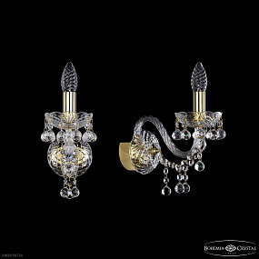Бра с хрусталем Bohemia IVELE Crystal 1409B/1/160 G