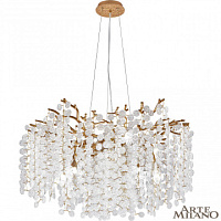 Подвесная хрустальная люстра Arte Milano 230901/D760/10/C Pa